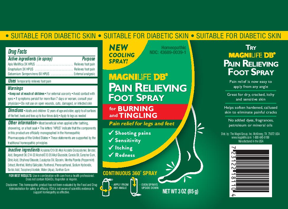 Pain Relieving Foot Spray DB