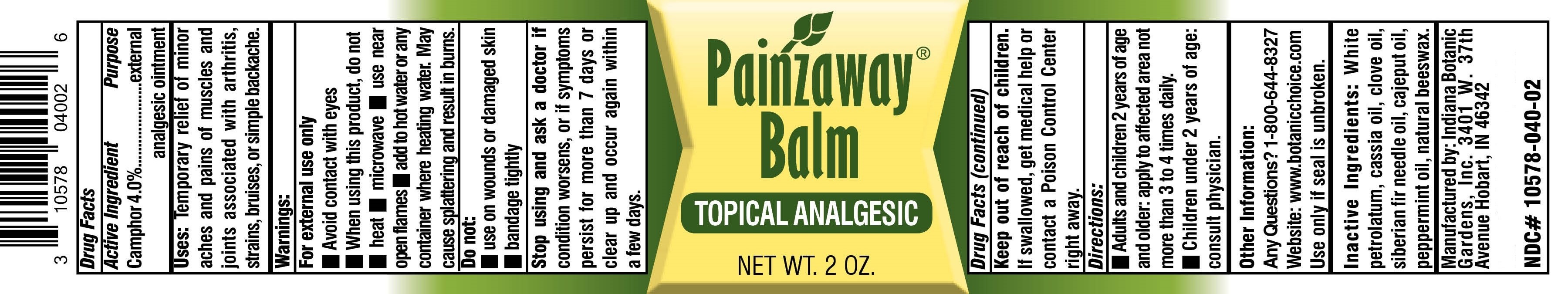 Painzaway Balm | Camphor Ointment while Breastfeeding