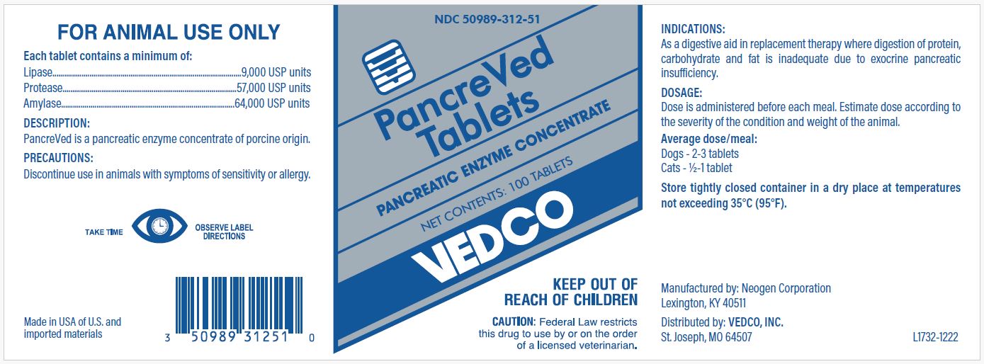 PancreVed Tablets 100ct