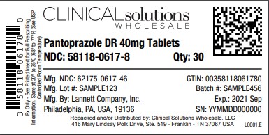 Pantoprazole DR 40mg Tablets 30 ct blister card