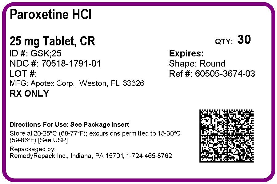 Is Paroxetine Hydrochloride Tablet, Film Coated, Extended Release safe while breastfeeding