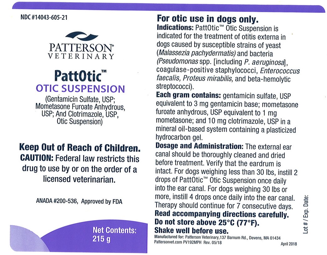 PatOtic 215g Bottle Label