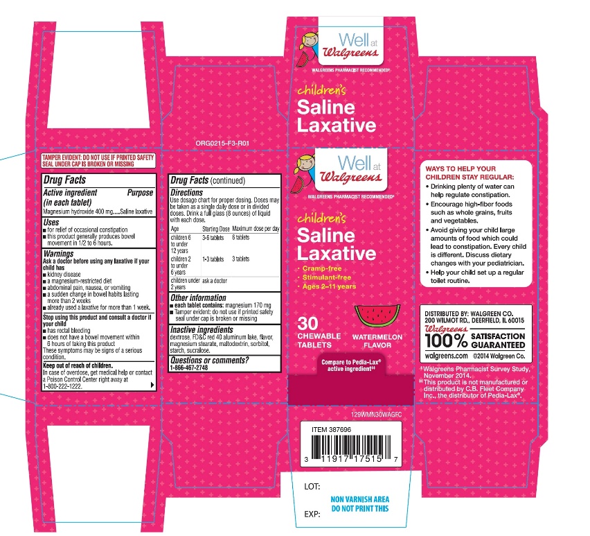 Children's Saline Laxative 30 Chewable Tablets