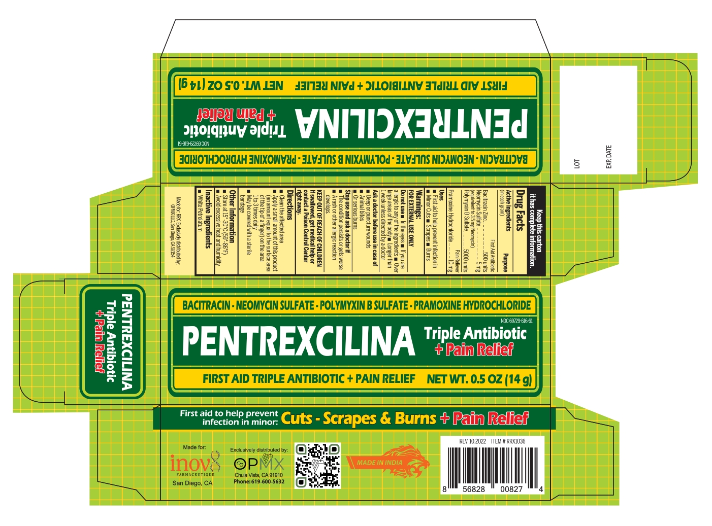 Pentrexcilina Triple Antibiotic