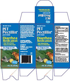 Pet Pectillin 4 oz Box Label