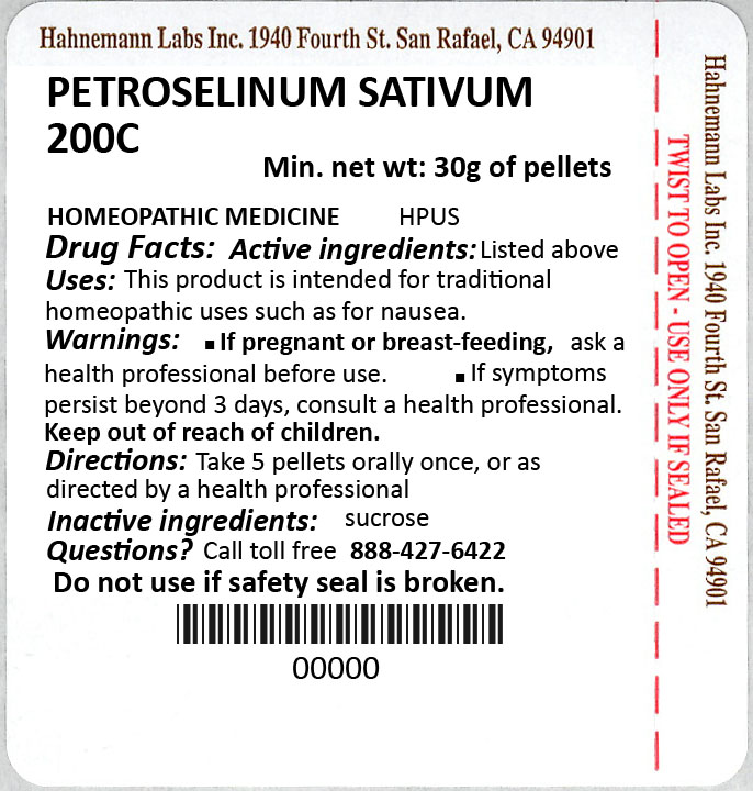 Petroselinum Sativum 200C 30g