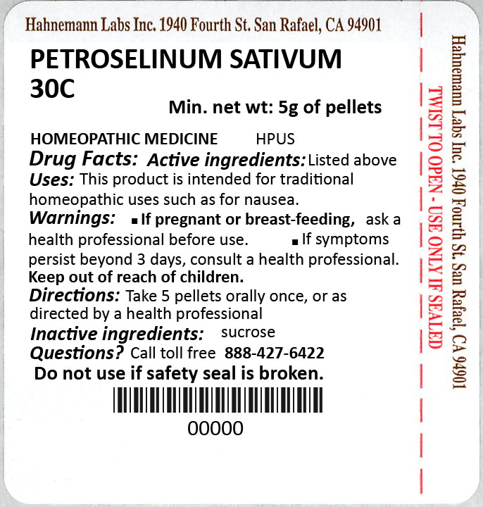 Petroselinum Sativum 30C 5g
