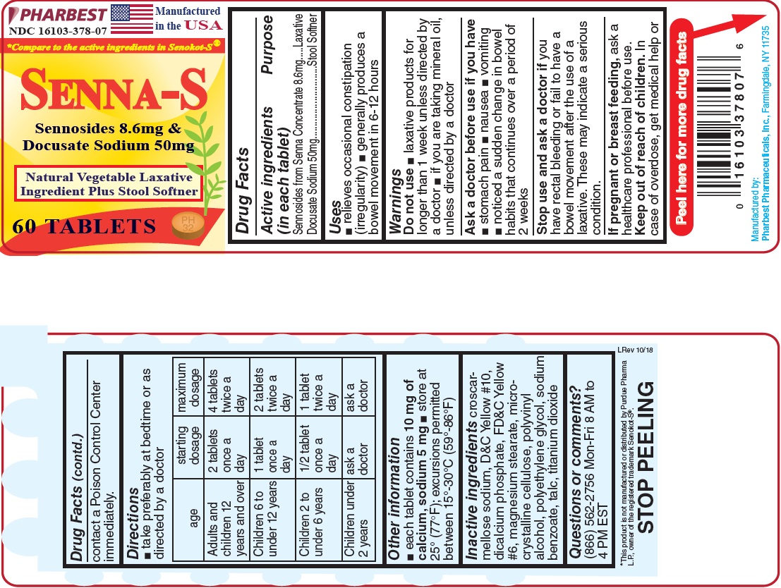 Pharbest Senna-S Package Label