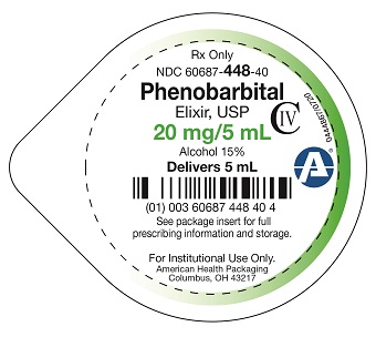 20 mg/5 mL Phenobarbital Elixir Cup Lid