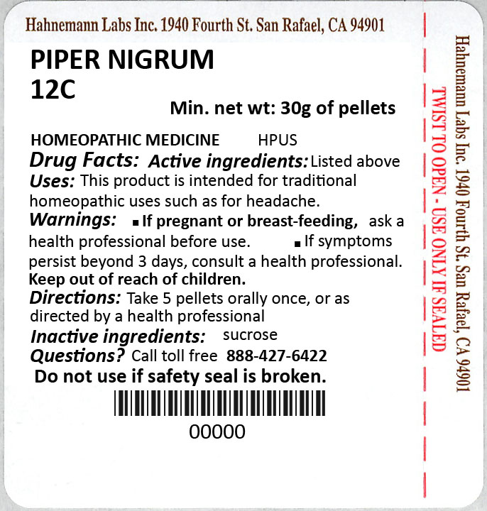Piper Nigrum 12C 30g