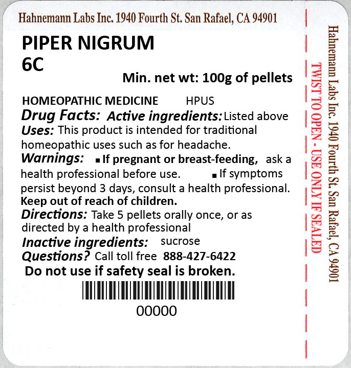 Piper Nigrum 6C 100g