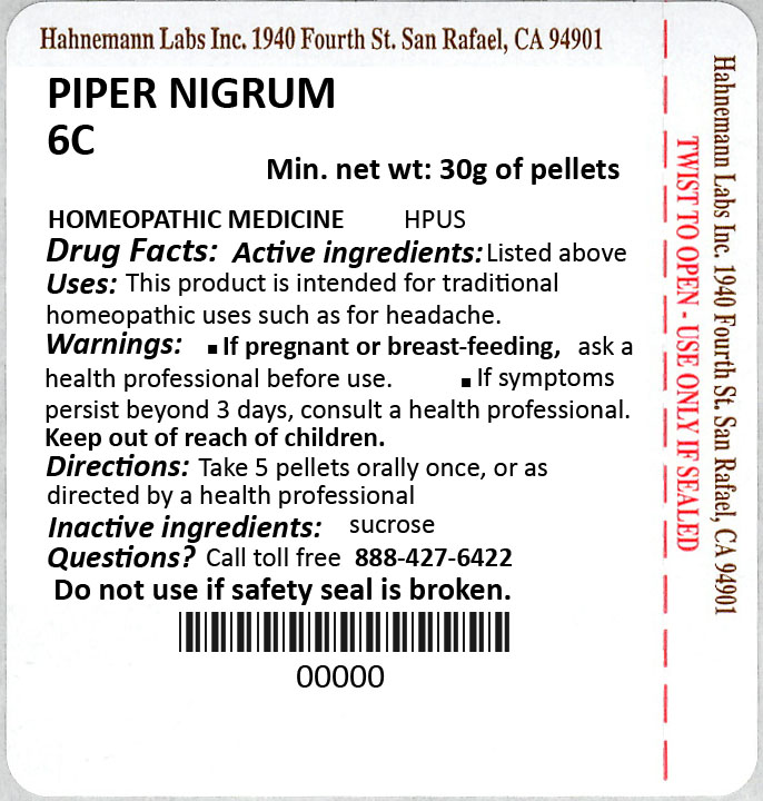 Piper Nigrum 6C 30g