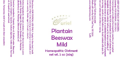 Plantain Beeswax Mild