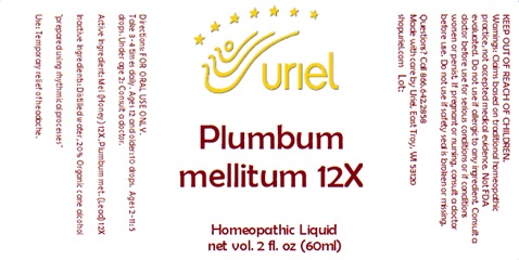 Plumbum Mellitum 12X Liquid