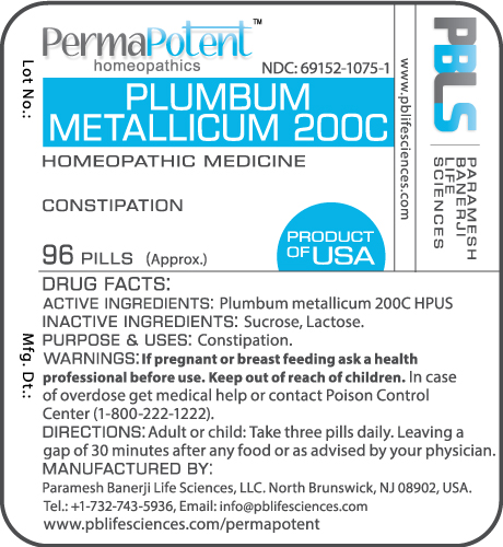 Plumbum metallicum 200C