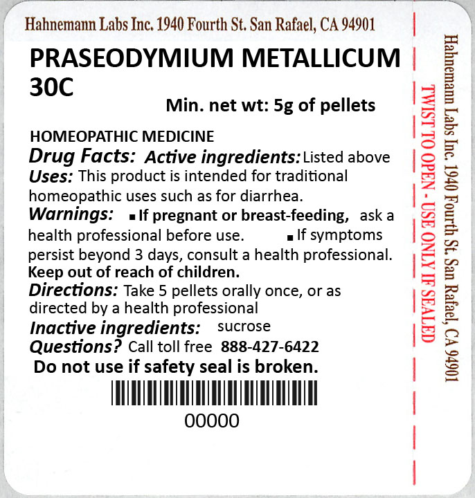 Praseodymium Metallicum 30C 5g