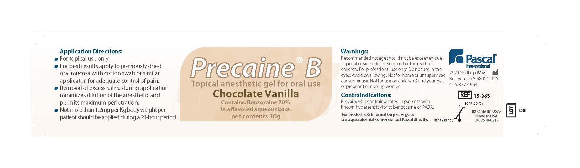Precaine B Label