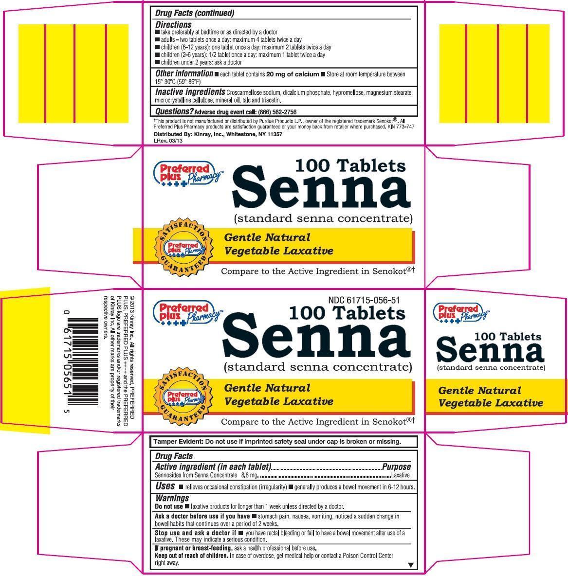 Preferred Plus Senna product label image