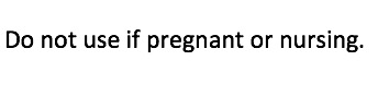 Pregnancy warning
