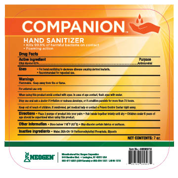 Companion Hand Sanitizer | Hand Sanitizer Liquid Breastfeeding