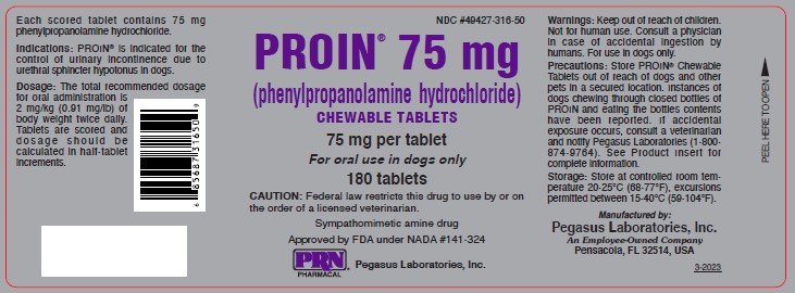 Proin 75 mg 180 count