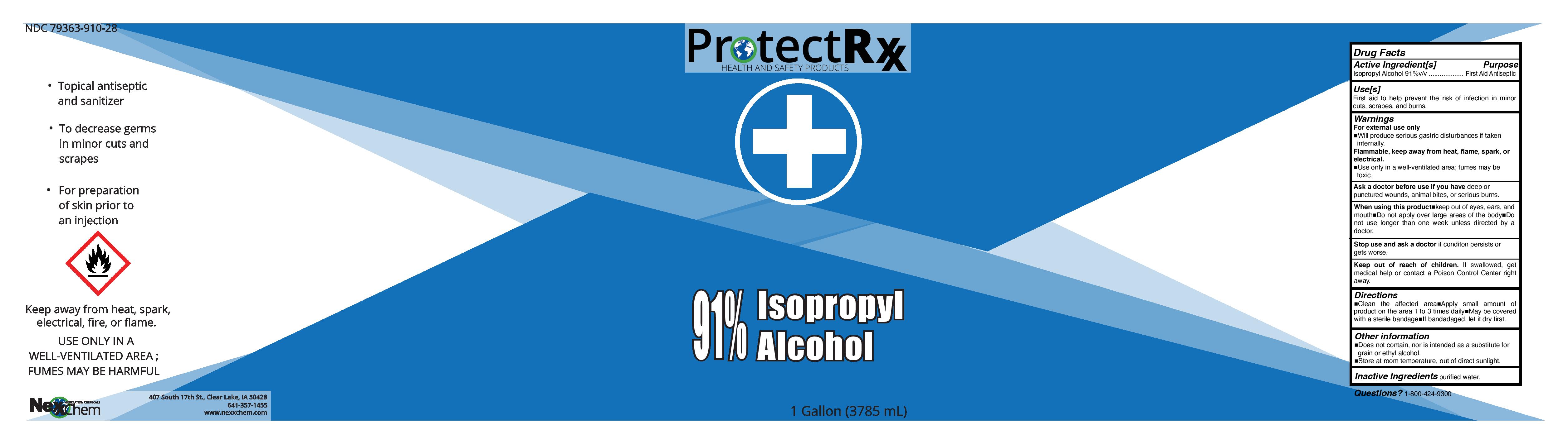 91% IPA ProtectRxx 1 Gallon