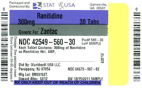 Ranitidine 300 mg Label Image