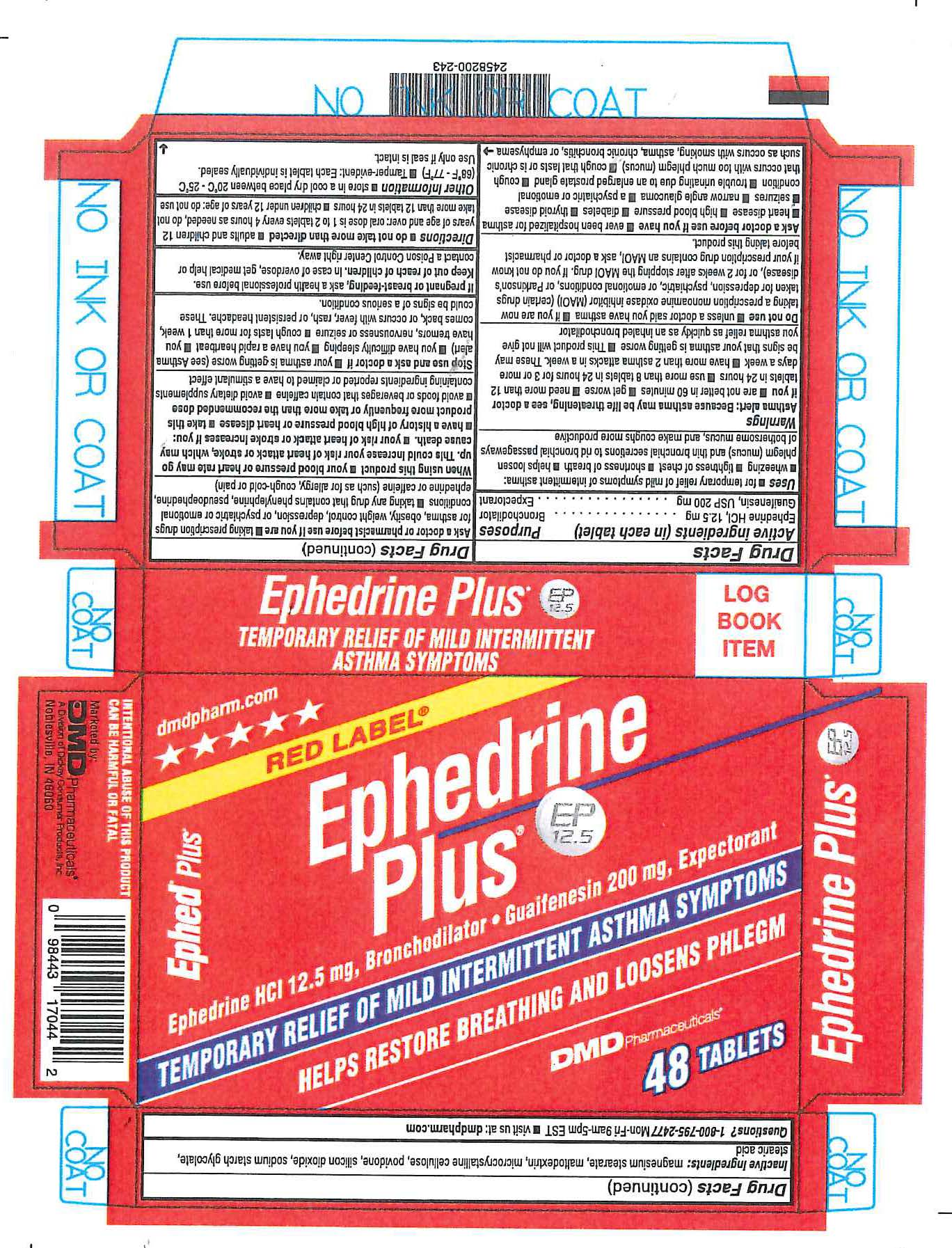 Red Label Ephededrine Plus 48ct
