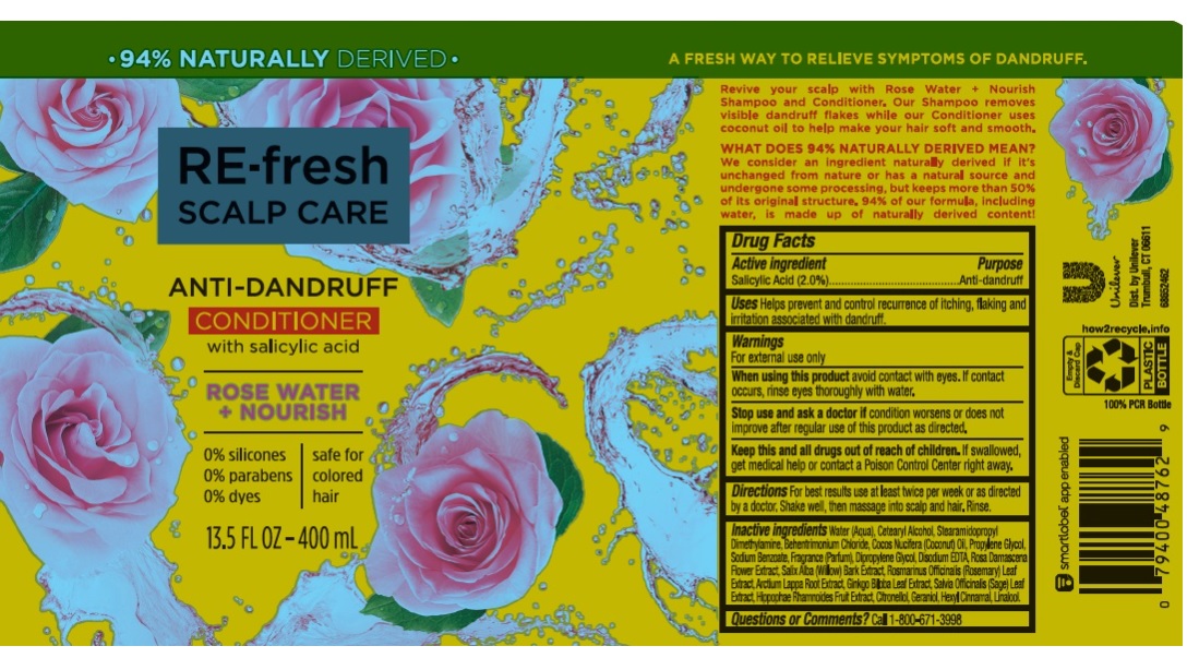 Refresh Rose Water AntiDandruff CD