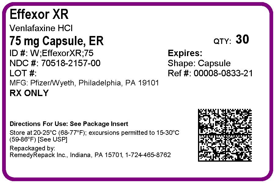 Effexor Xr | Venlafaxine Hydrochloride Capsule, Extended Release Breastfeeding