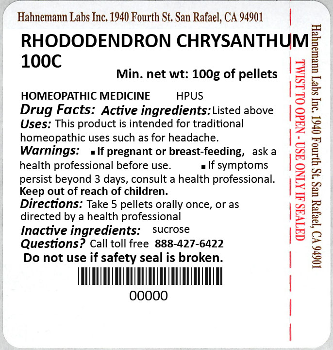 Rhododendron Chrysanthum 100C 100g