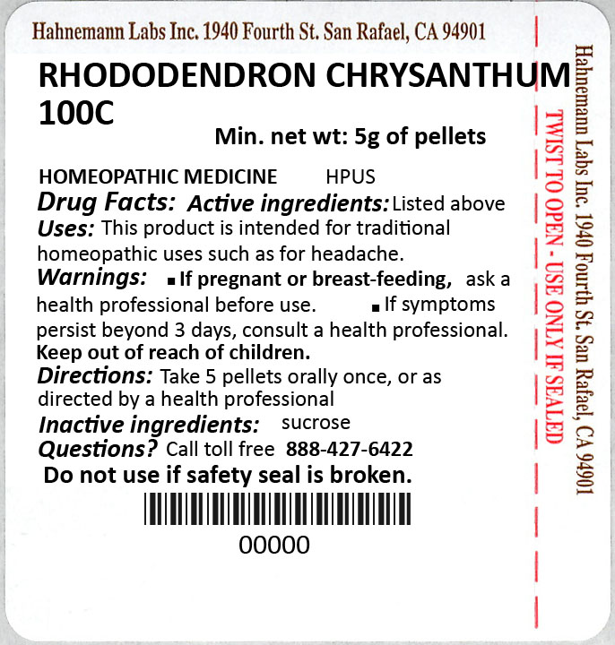 Rhododendron Chrysanthum 100C 5g