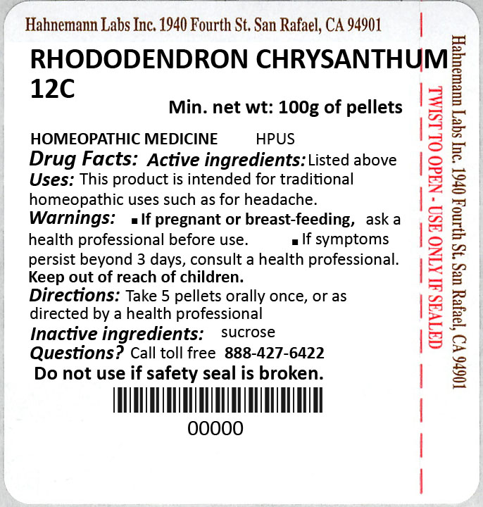 Rhododendron Chrysanthum 12C 100g