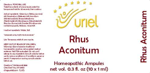 Rhus Aconitum Ampules