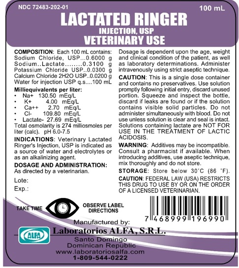 Ringer package label 100 mL