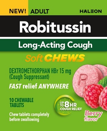 Robitussin Long-Acting Cough Soft Chews 10 ct