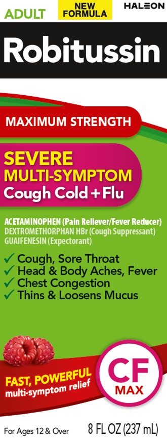 Robitussin Severe Multi-symptom CC+F 8 fl oz (237 mL)