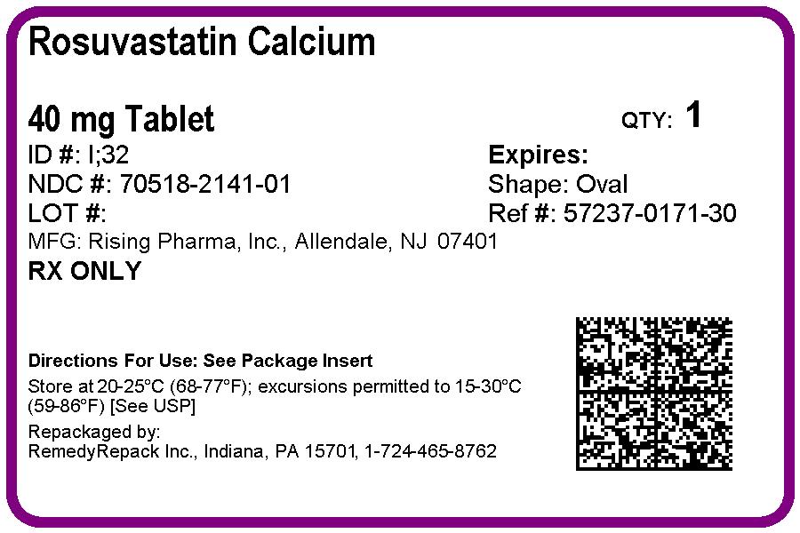Rosuvastatin Calcium | Remedyrepack Inc. safe for breastfeeding