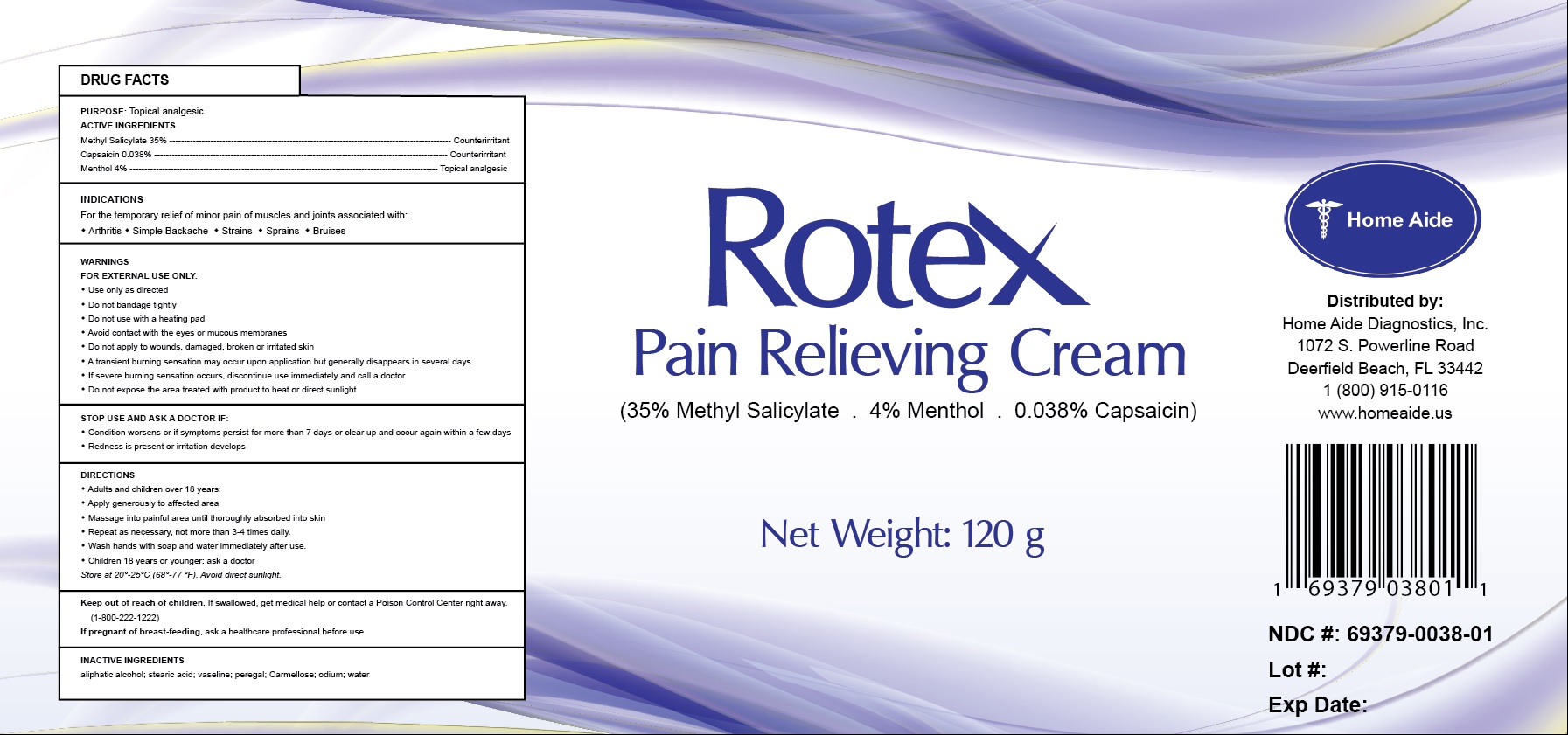 Rotex Pain Relieving Cream Cream Breastfeeding