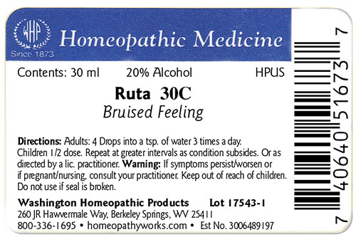 Ruta label example