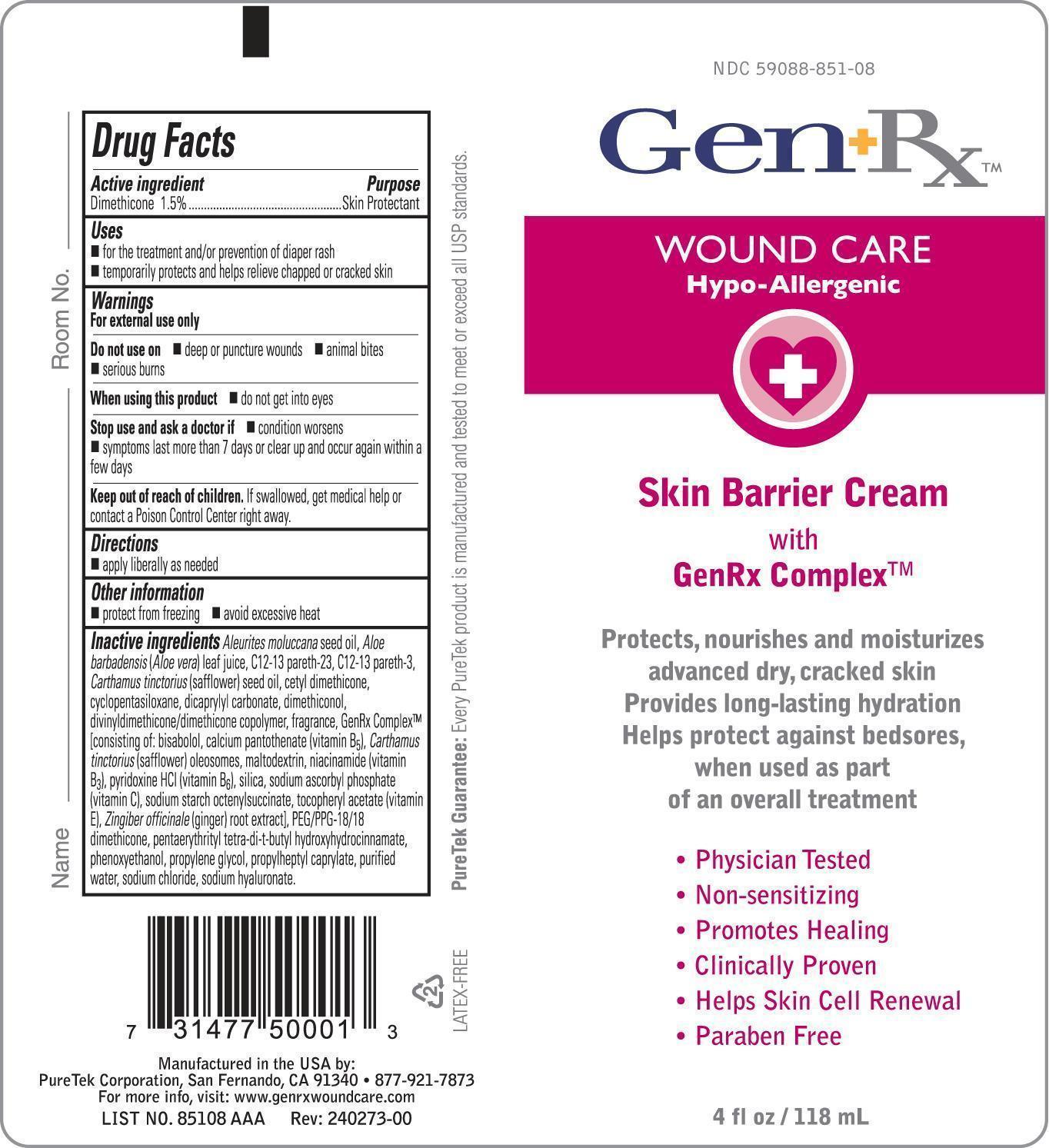GenRx Skin Barrier Cream 4 oz image