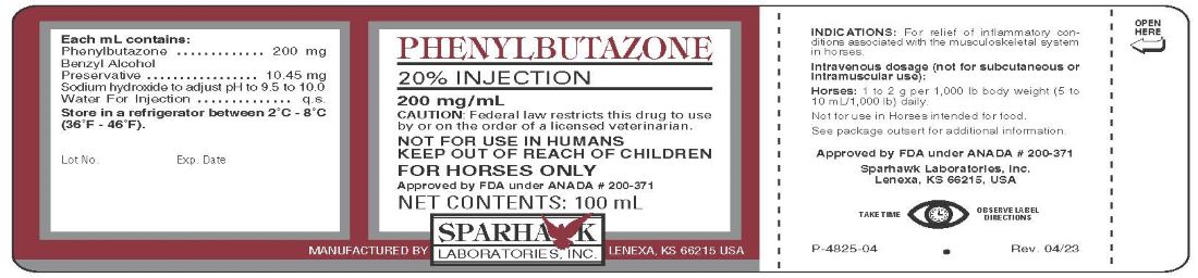 SLIPhenylbutazone label