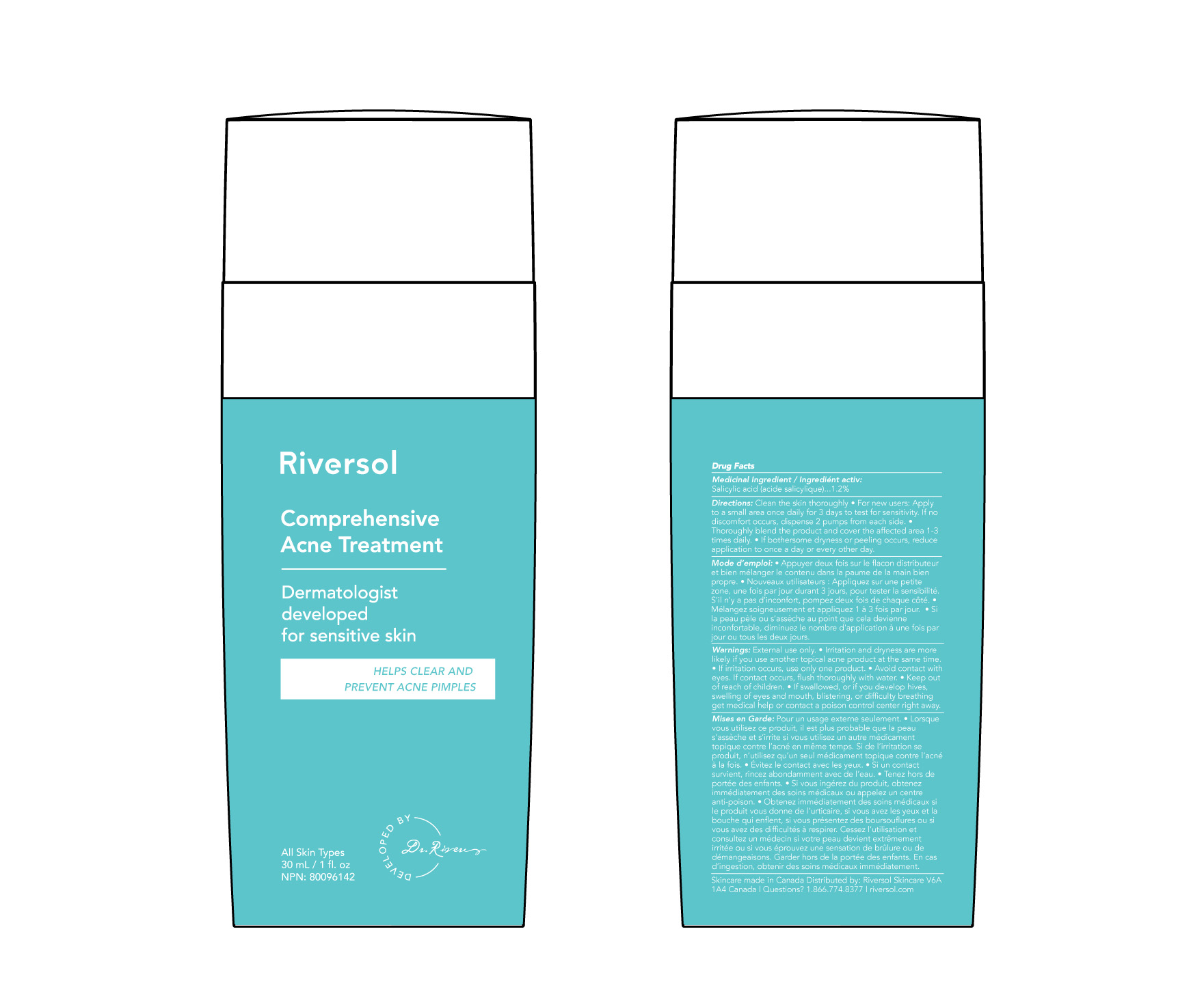 Comprehensive Acne Treatment primary packaging