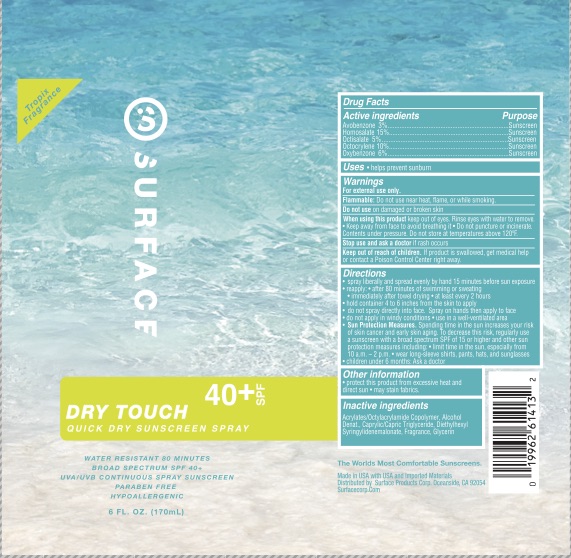 Surface Sun Dry Touch Spf 40 Sunscreen Breastfeeding