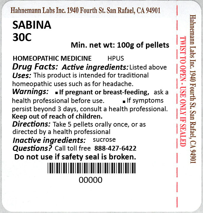 Sabina 30C 100g