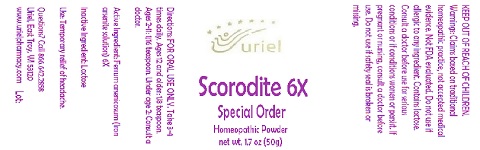 Scorodite 6X special Order Powder