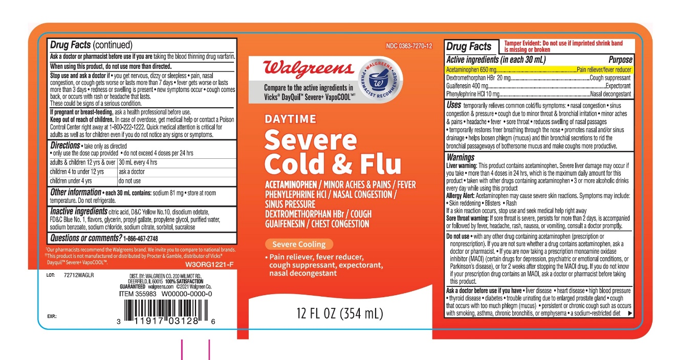 Daytime Severe Cold & Flu Liquid 12 Fl oz (354 mL)