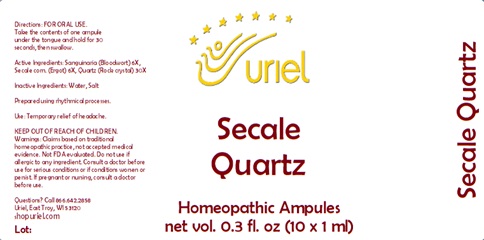 Secale Quartz Ampules