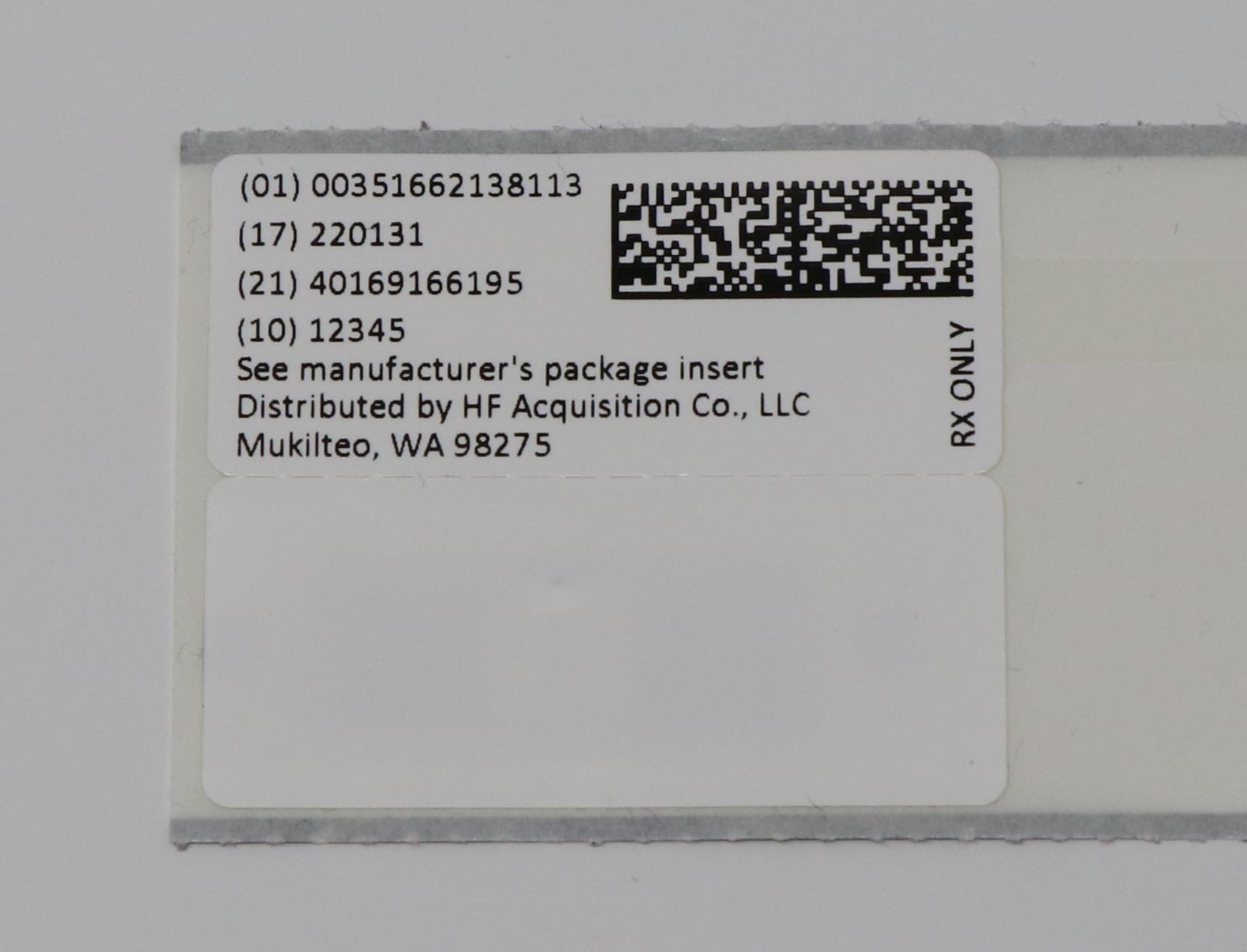 Se3rialized RFID Label