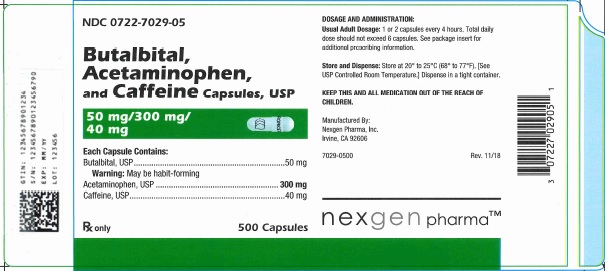 BAC Capsules, 500-count, Container Label